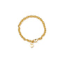 Human Made Heart Silver Bracelet Gold HM29GD070G