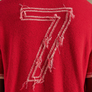 Andersson Bell Football Short Sleeve Sweater Red ATB1285M