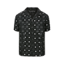 Andersson Bell Half Sheer Flower Shirts Black ATB1276M