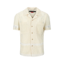 Andersson Bell Jacquard Stripe Shirts Ecru ATB1279M