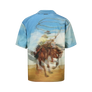 Andersson Bell Lenticular Cowboy Shirts Blue ATB1282M