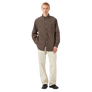 nanamica Button Down Wind Shirt Brown