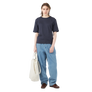 nanamica Loopwheel Coolmax Jersey T-Shirt Navy FW25