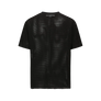 Andersson Bell Star Patch Mesh T-Shirts Black ATB1295M