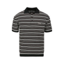 Andersson Bell Stripe Polo Sweater Black/Brown ATB1286M