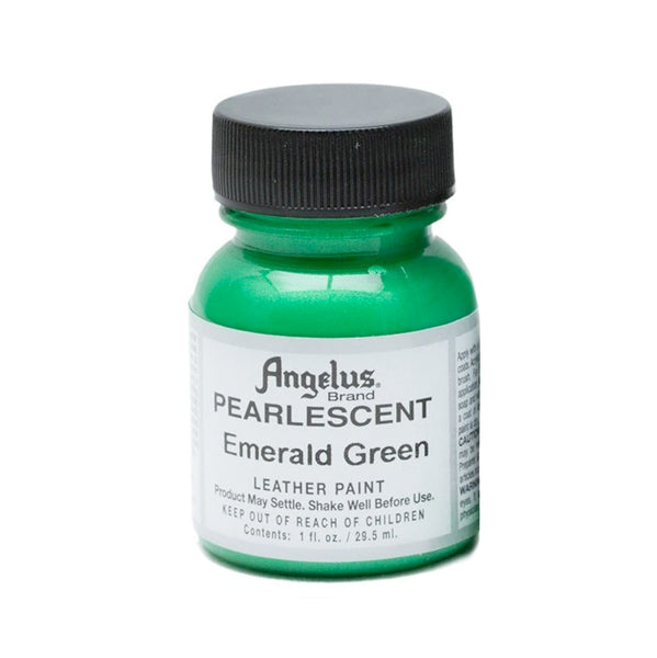 Angelus Paint 1 Ounce Pearlescent Emerald Green Laced