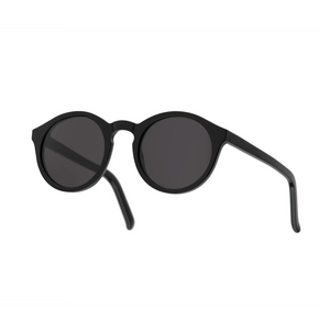 Monokel Eyewear Barstow Black with Solid Grey Lens