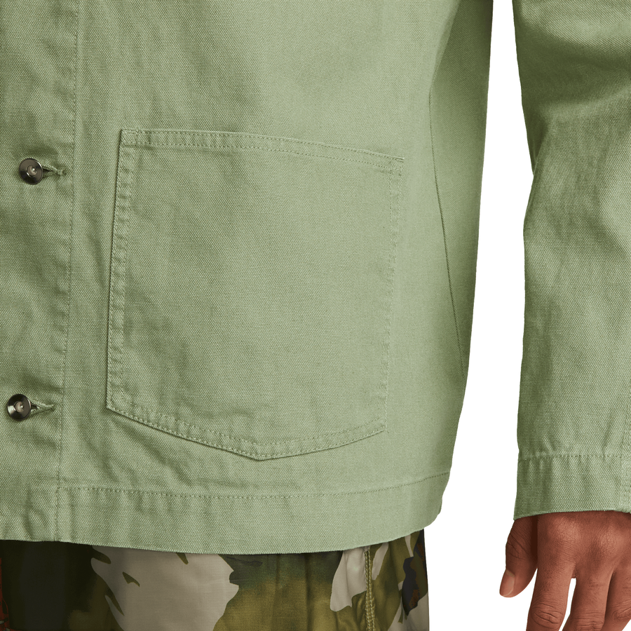 Nike Life Chore Coat Jacket Oil Green/White DQ5184-386