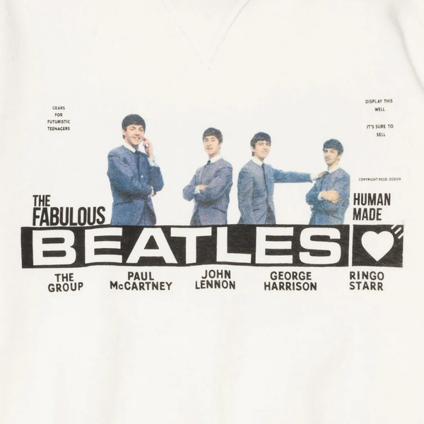 Human Made Beatles Tsuriami Sweatshirt White HM25CS014 – Laced