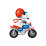 Medicom Toy UDF Peanuts 13 Motocross Snoopy