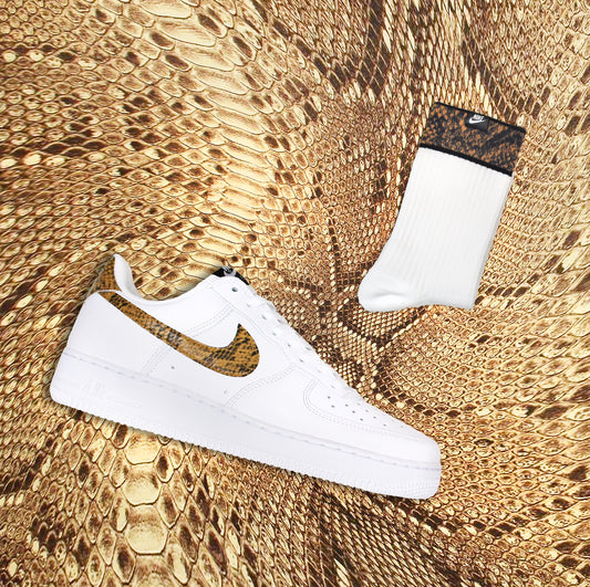 Nike Air Force 1 QS "Ivory Snake"