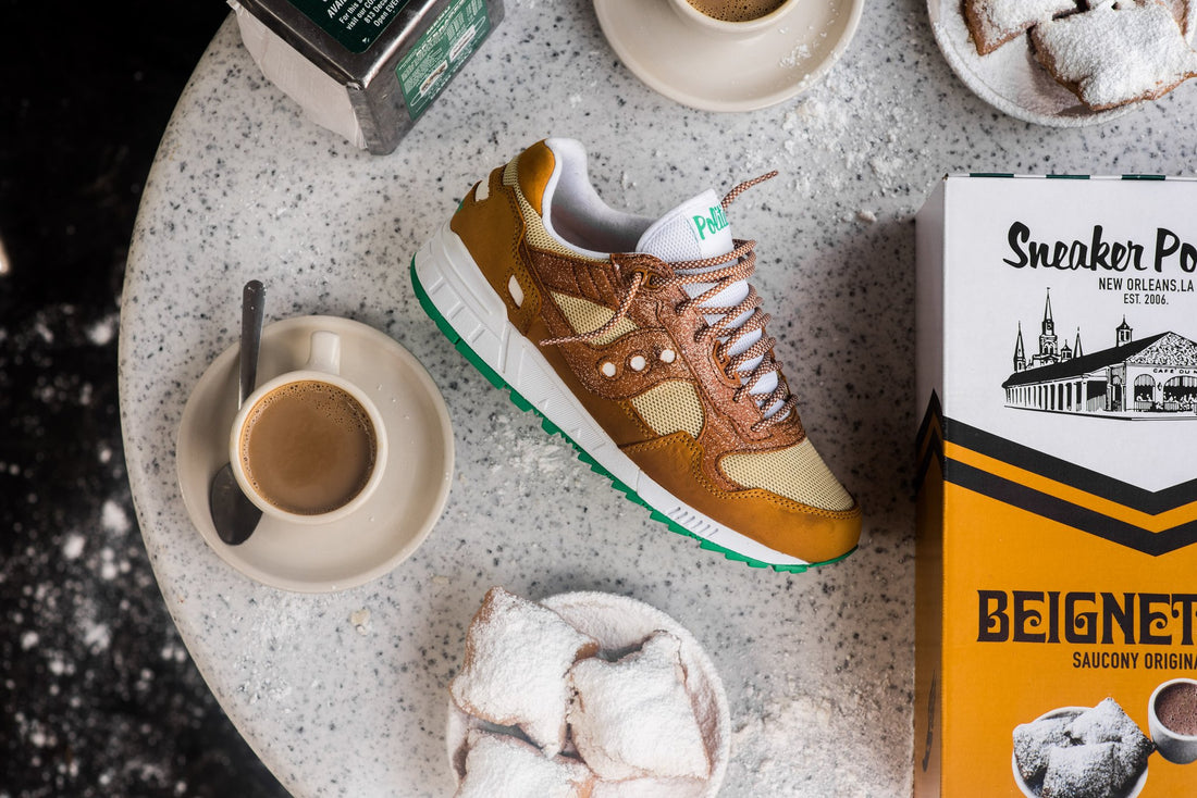 Sneaker Politics x Saucony "Cafe Du Monde"