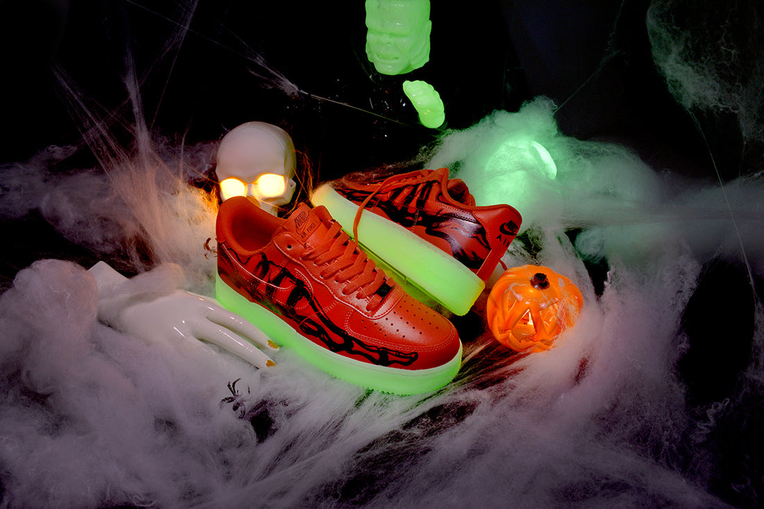 Nike Air Force 1 "Orange Skeleton" QS