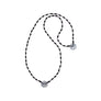 Neighborhood Cord Coin Necklace Black  251MYNH-AC03