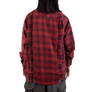 Needles Flannel Shirt 7 Cuts Shirt #5 Over Dye Red Medium