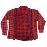 Needles Flannel Shirt 7 Cuts Shirt #5 Over Dye Red X-Large