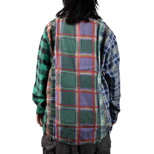 Needles Flannel Shirt 7 Cuts Shirt #2 Large