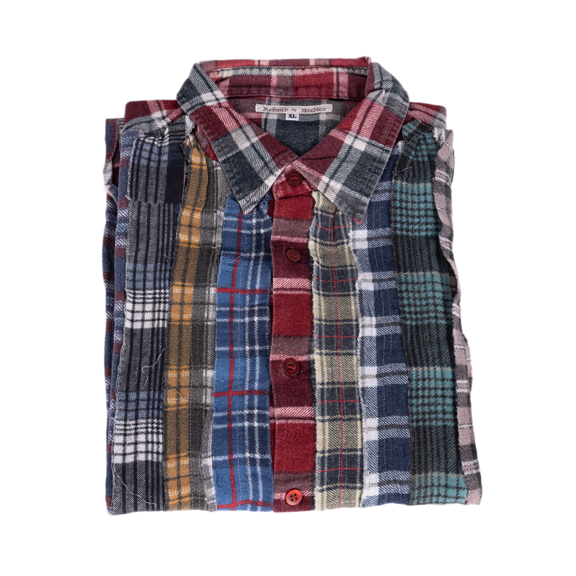 Needles Flannel Shirt Ribbon Shirt #3 X-Large