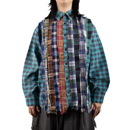 Needles Flannel Shirt Ribbon Shirt #3 Large