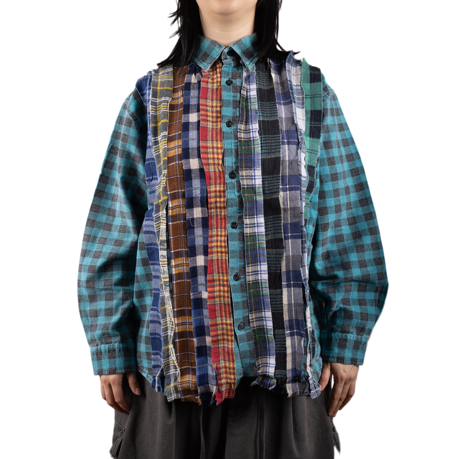 Needles Flannel Shirt Ribbon Shirt #3 Large