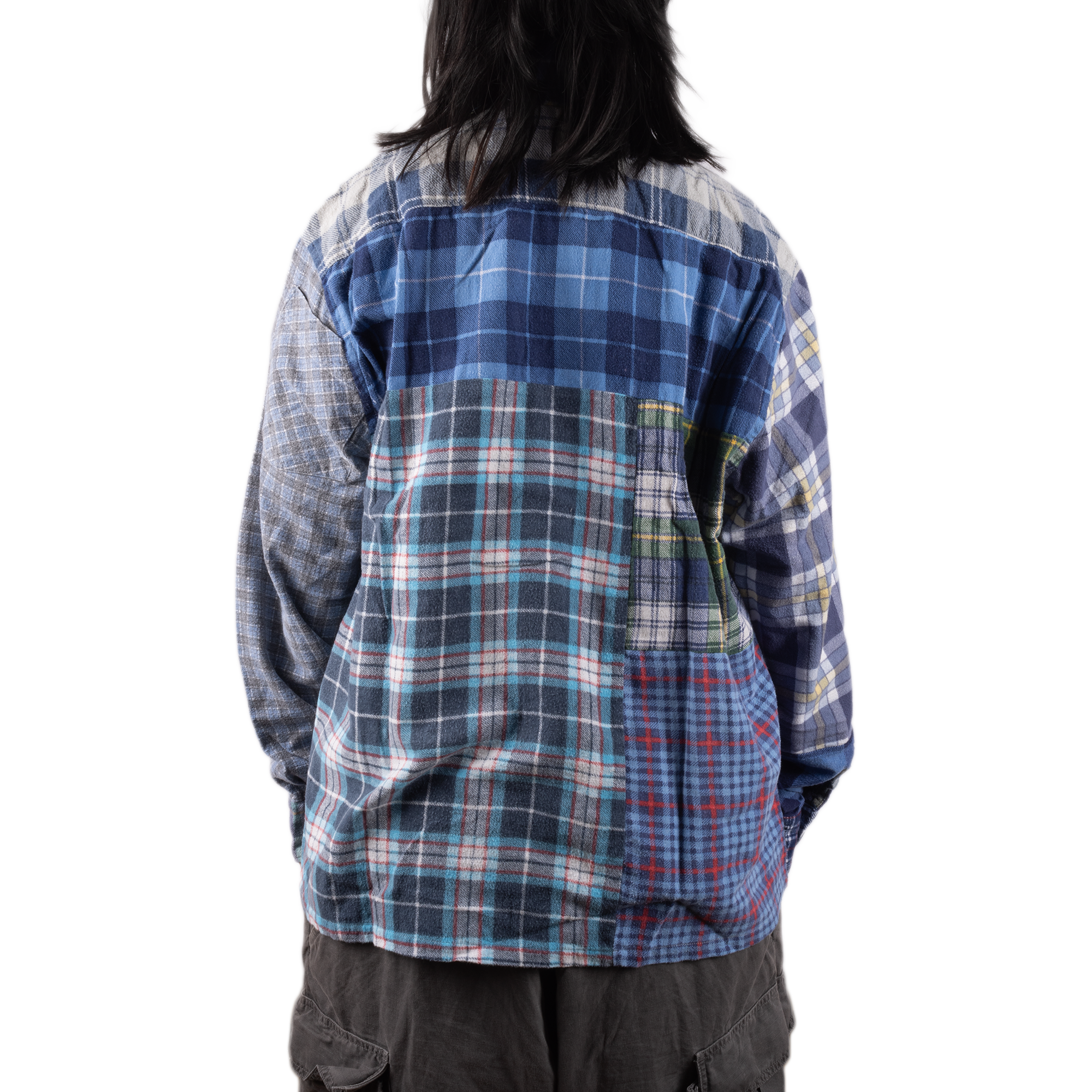 Needles Flannel Shirt Straight Hem Shirt #1-A Small