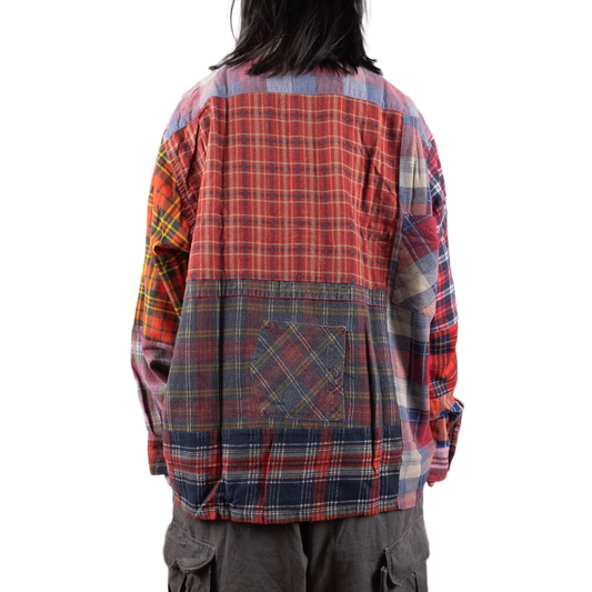 Needles Flannel Shirt Straight Hem Shirt #1-B Medium
