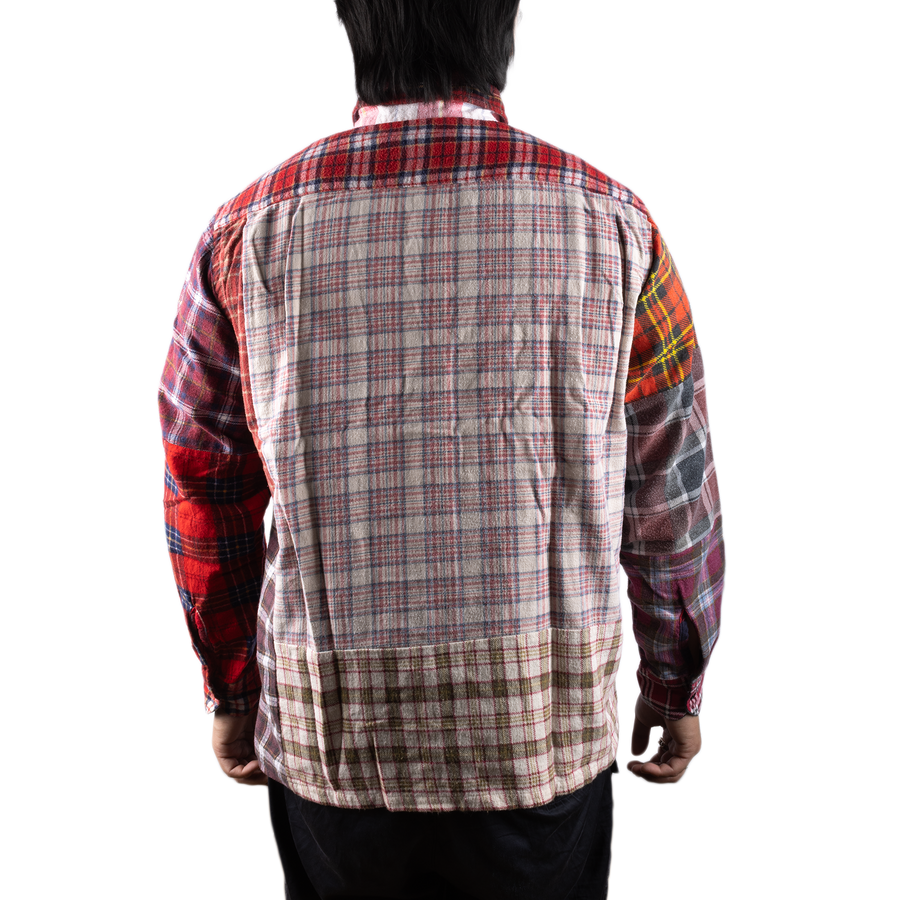 Needles Flannel Shirt Straight Hem Shirt #1-E Small