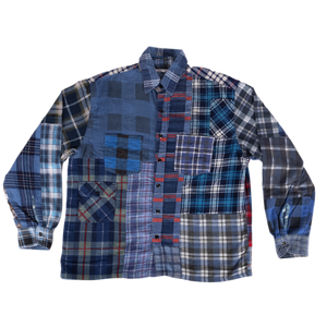 Needles Flannel Shirt Straight Hem Shirt #1-F Medium