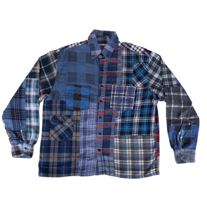 Needles Flannel Shirt Straight Hem Shirt #1-F Medium
