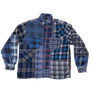 Needles Flannel Shirt Straight Hem Shirt #1-F Medium