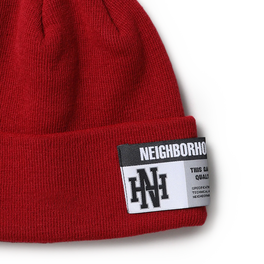Neighborhood Beanie Red 252YGNH-HT01