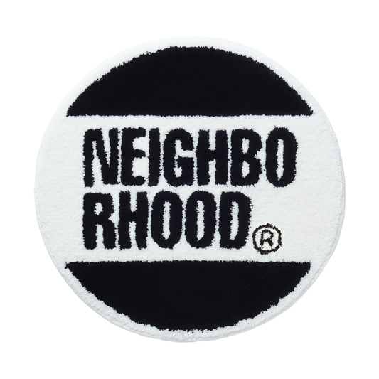Neighborhood Nh X Gallery 1950 Circle Rug Mat Black  251RFGNN-AC01