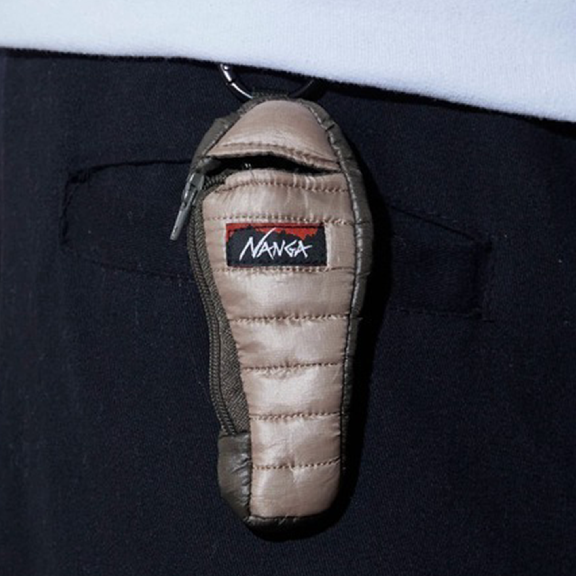 Nanga Mini Sleeping Bag Key Holder Beige