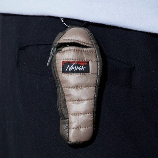 Nanga Mini Sleeping Bag Key Holder Beige