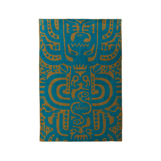 Nanga Tree Of Life Cotton Blanket S Blue Tree