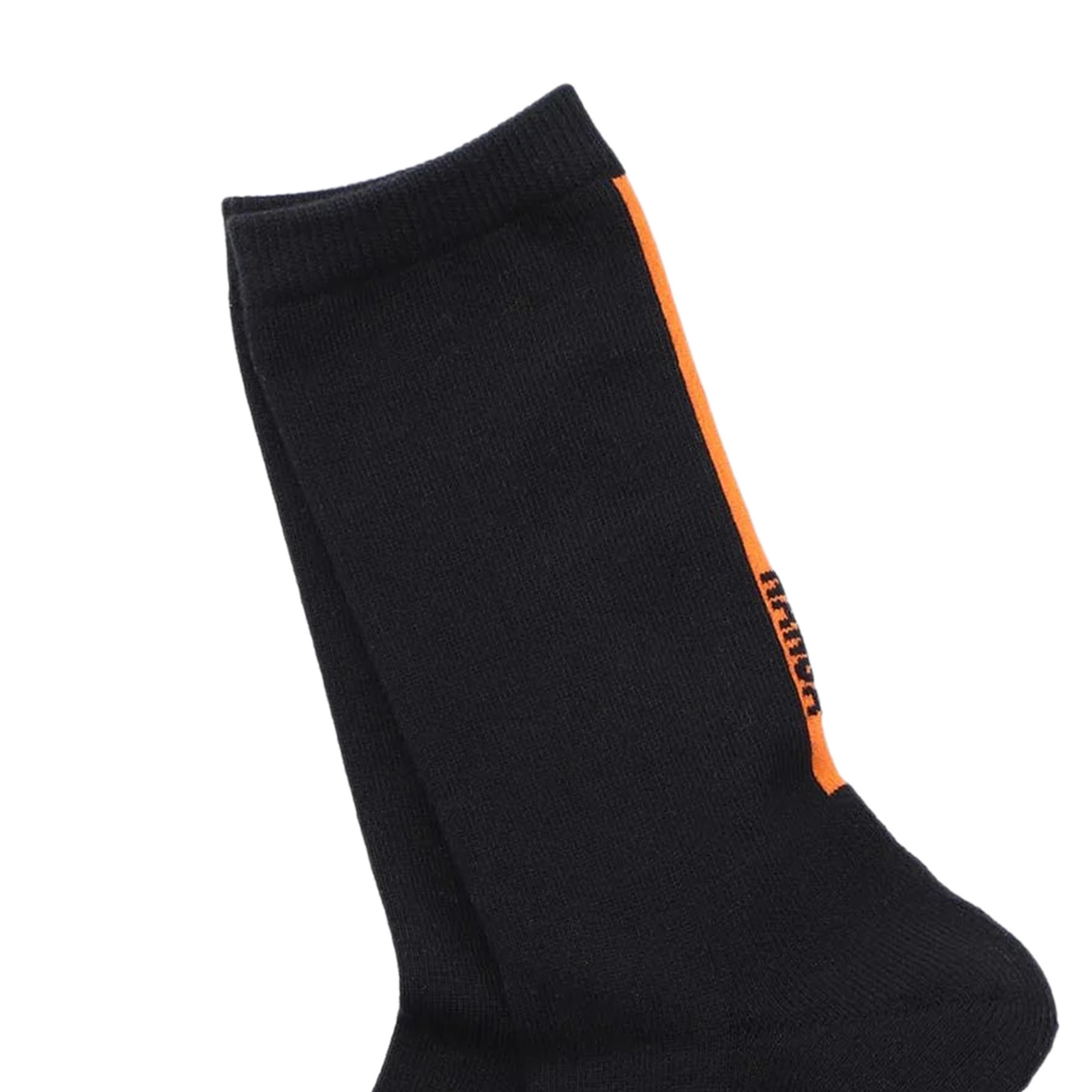 Nanga Vertical Line & Logo Socks Black