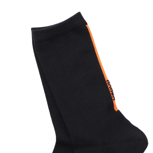 Nanga Vertical Line & Logo Socks Black