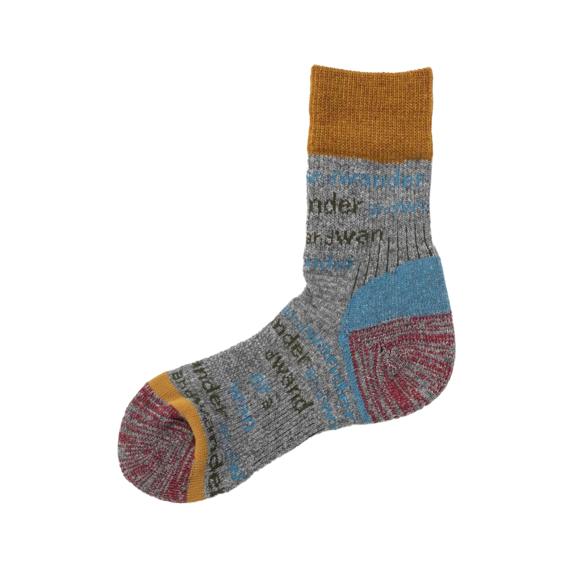 and wander And Wander Wool Socks L.Gray