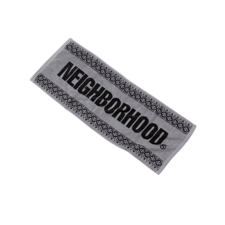 Neighborhood Geometric Pattern Towel Gray  251FTNH-AC02