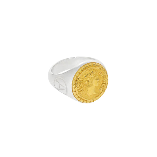 Aries Aries Signet Ring SIlver/Gold
