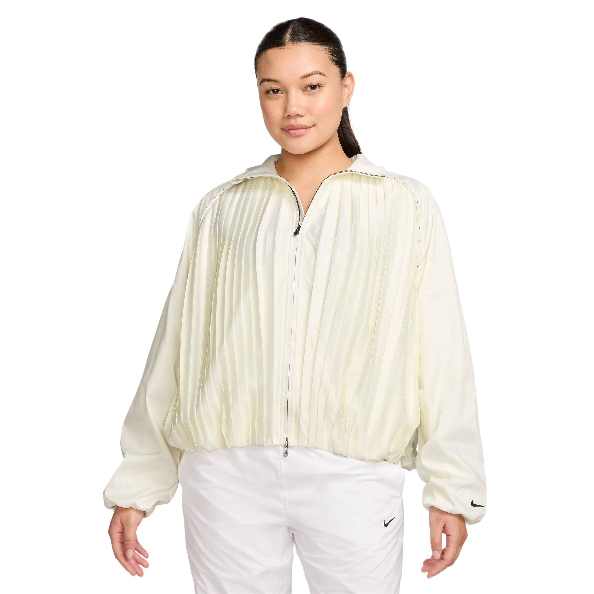 Nike Women's Sportswear Collection Pleated Track Jacket Sail/Sail HJ0516-133