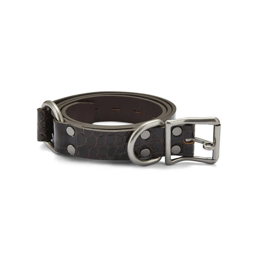 Martine Rose Bondage Belt Brown Croc