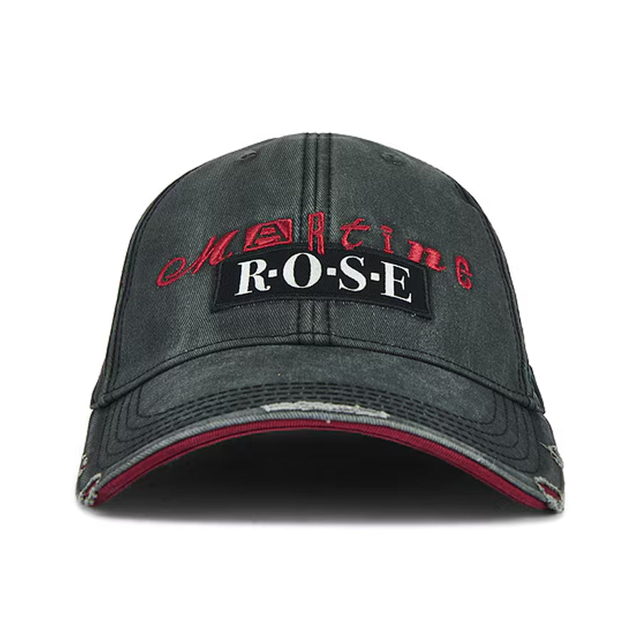 Martine Rose Roll Back Cap Grey/Red