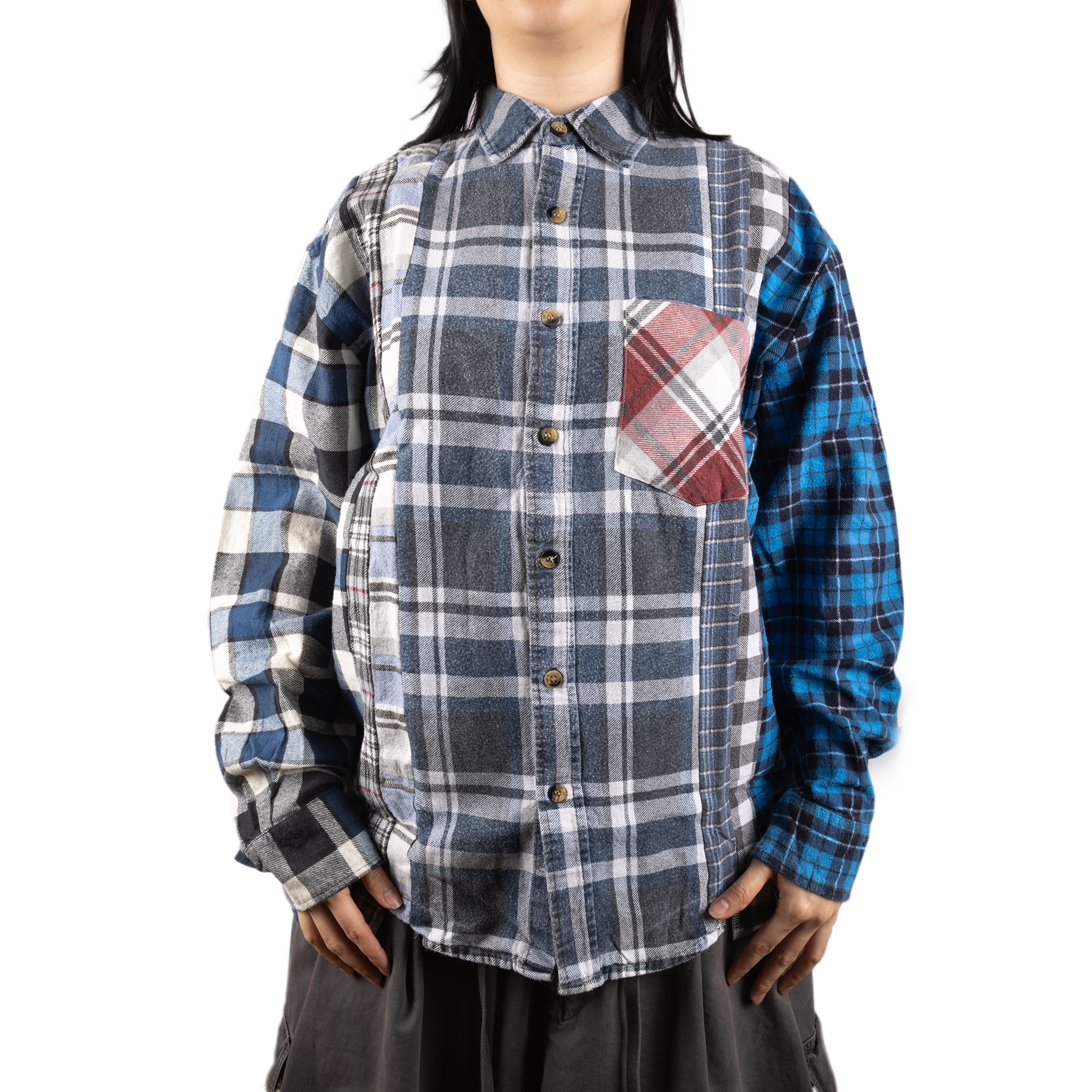 Needles Flannel Shirt 7 Cuts Shirt #2 Small