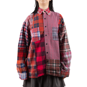 Needles Flannel Shirt Straight Hem Shirt #1-B Medium