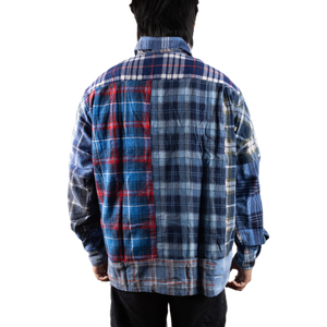 Needles Flannel Shirt Straight Hem Shirt #1-F Medium