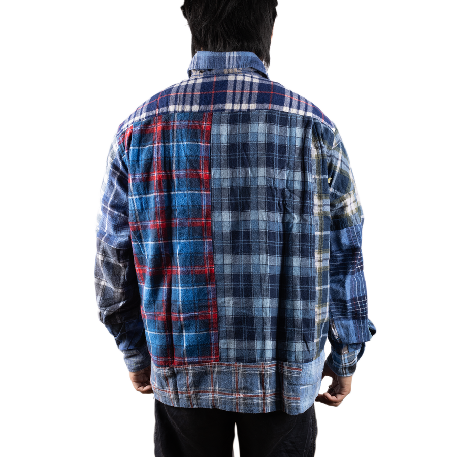 Needles Flannel Shirt Straight Hem Shirt #1-F Medium