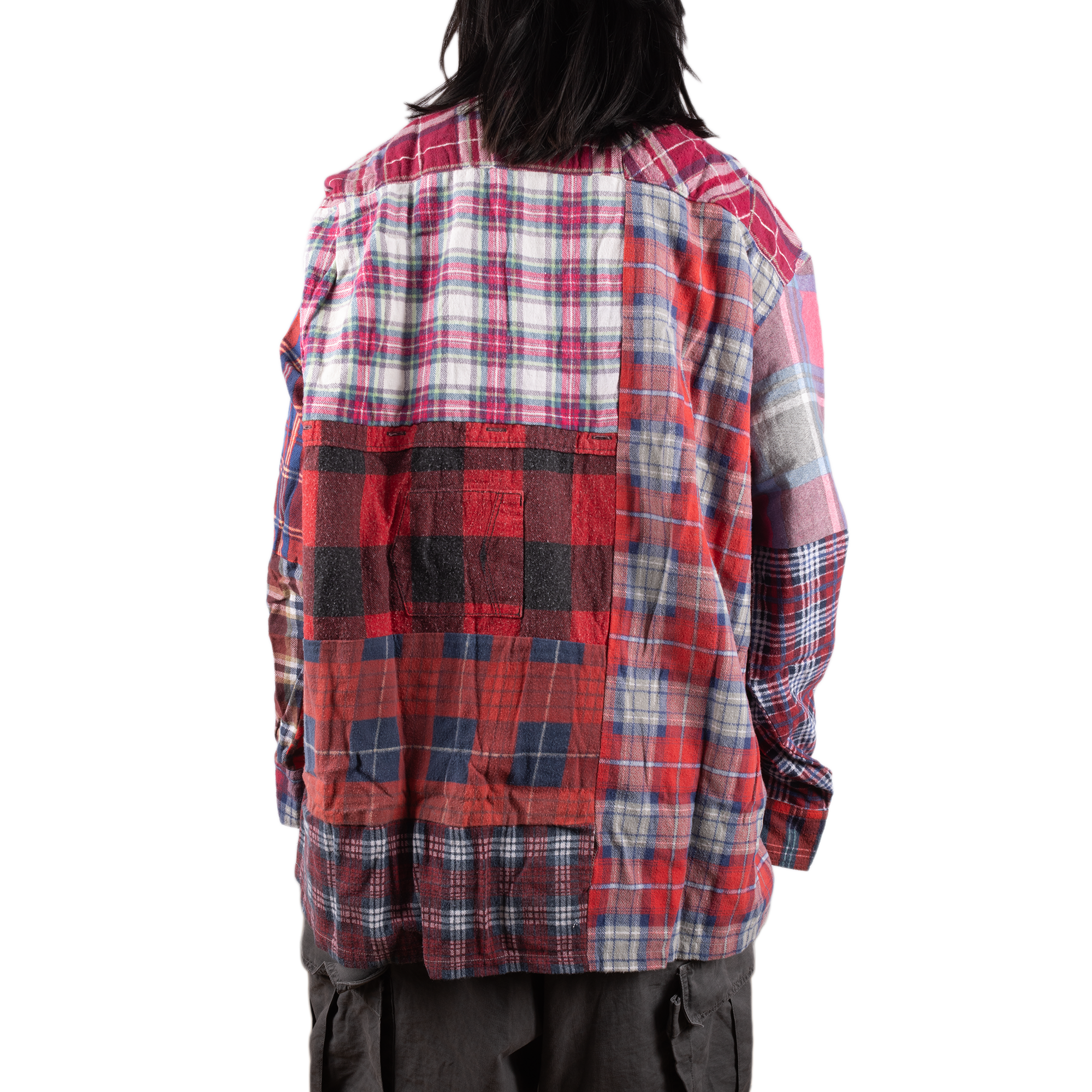 Needles Flannel Shirt Straight Hem Shirt #1-H X-Large