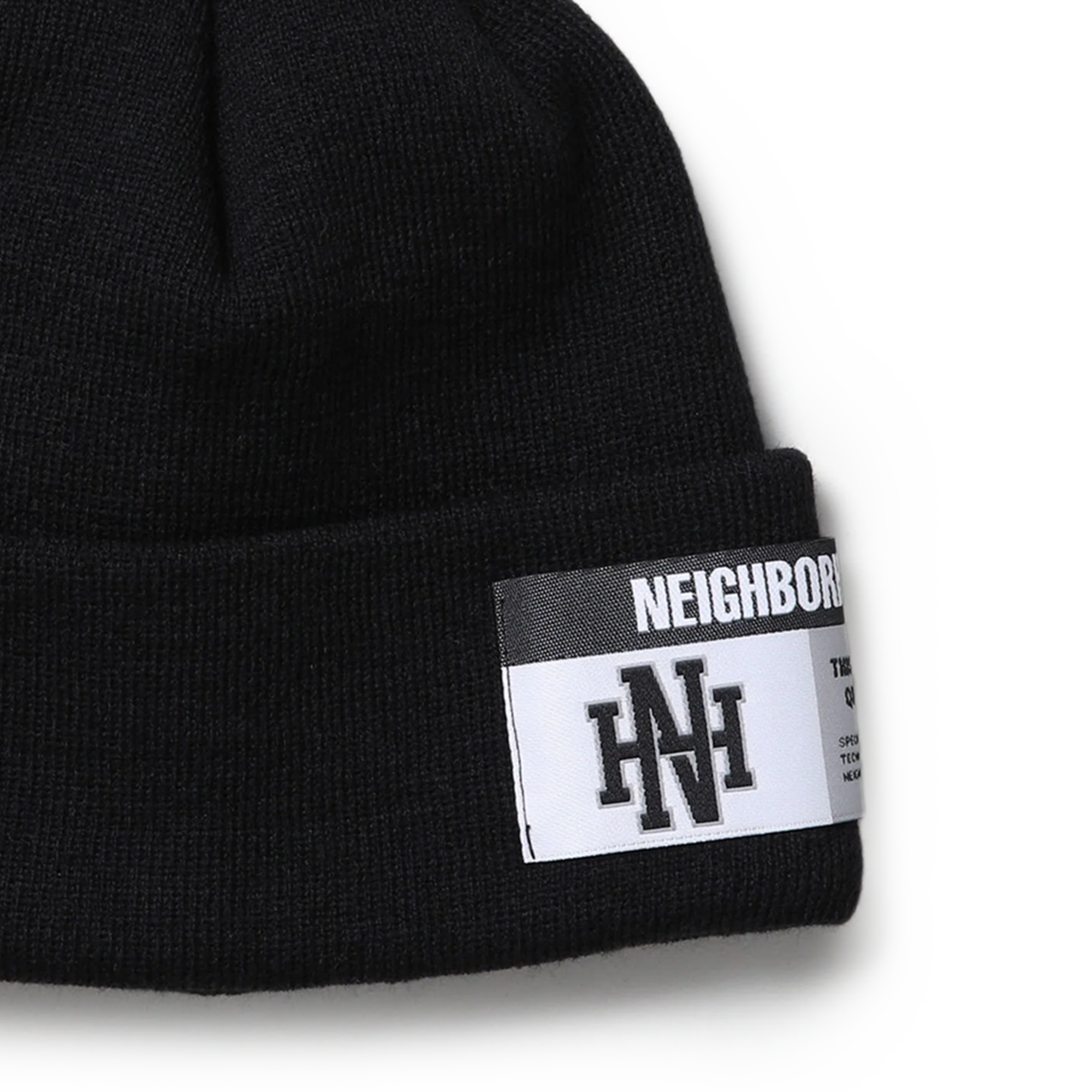 Neighborhood Beanie Black 252YGNH-HT01