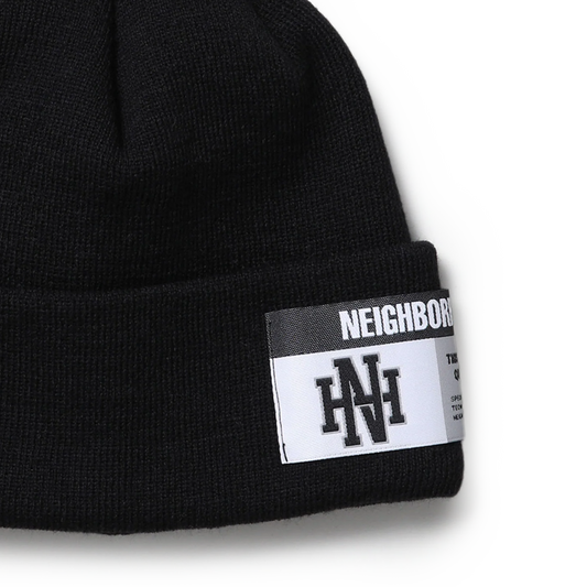 Neighborhood Beanie Black 252YGNH-HT01